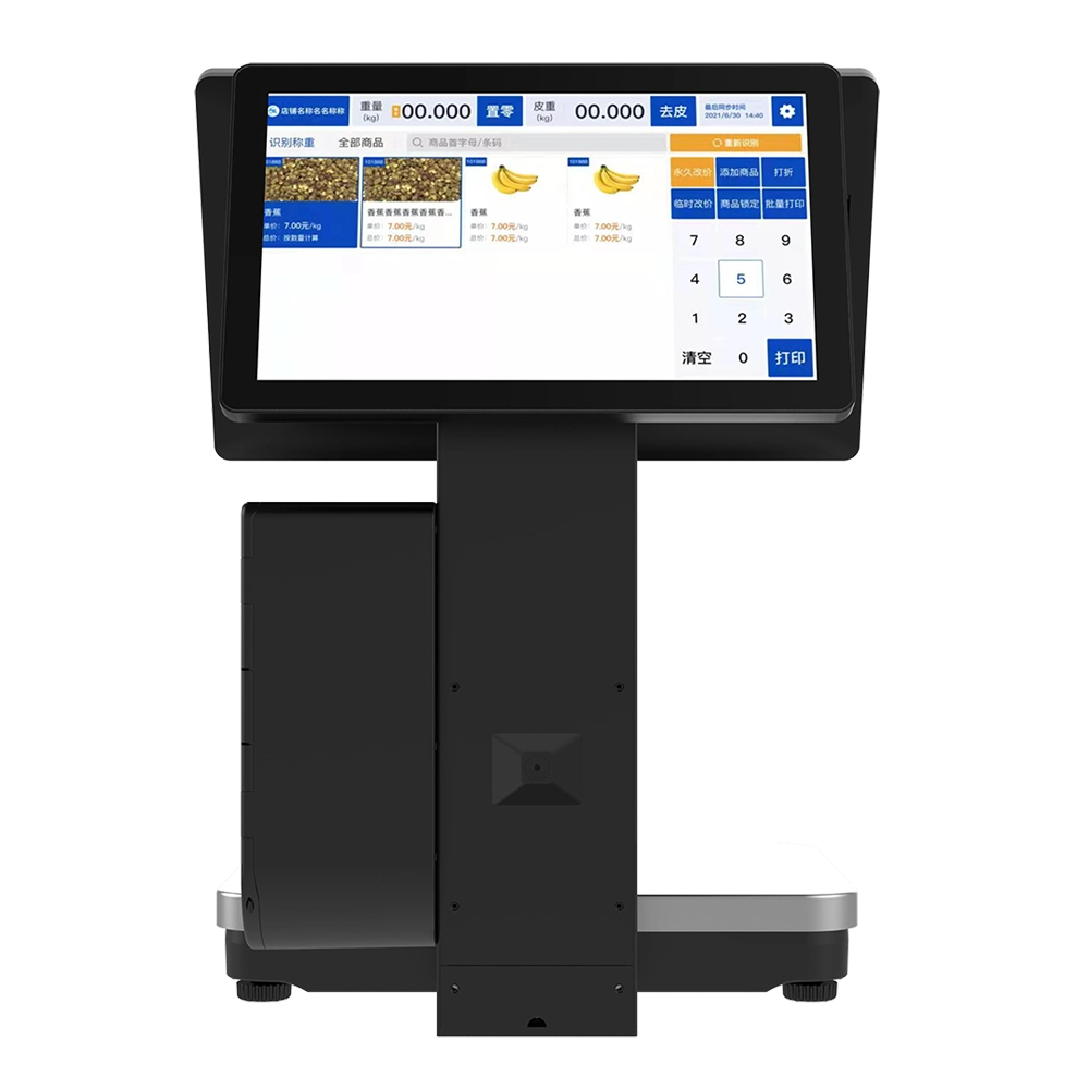 Smart Ai Scale Electronic Weighing Scales with Ai Identify Software for Retail Shop