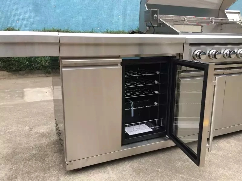 BBQ Grills Modular Mobile Home Modern Designs Stainless Steel Outdoor Kitchen Cabinets