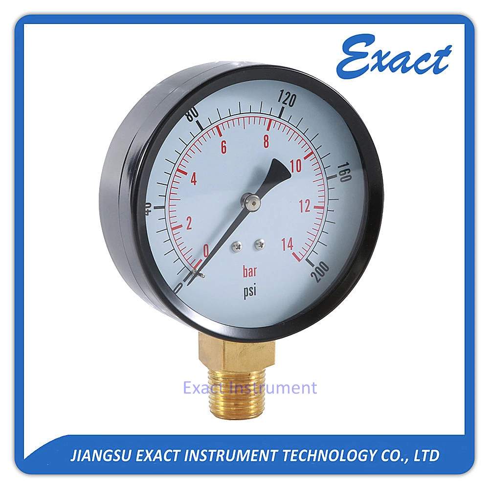 Sample Customization Air Gas Pressure Gauge Water Manometer Economic Dry Pressure Gauge