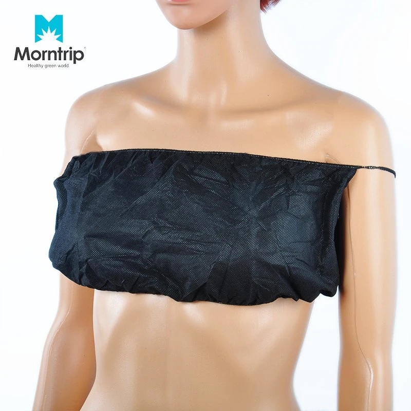 Morntrip High quality/High cost performance  Disposable Non Woven Colorful Underwear SPA Bra for Salon