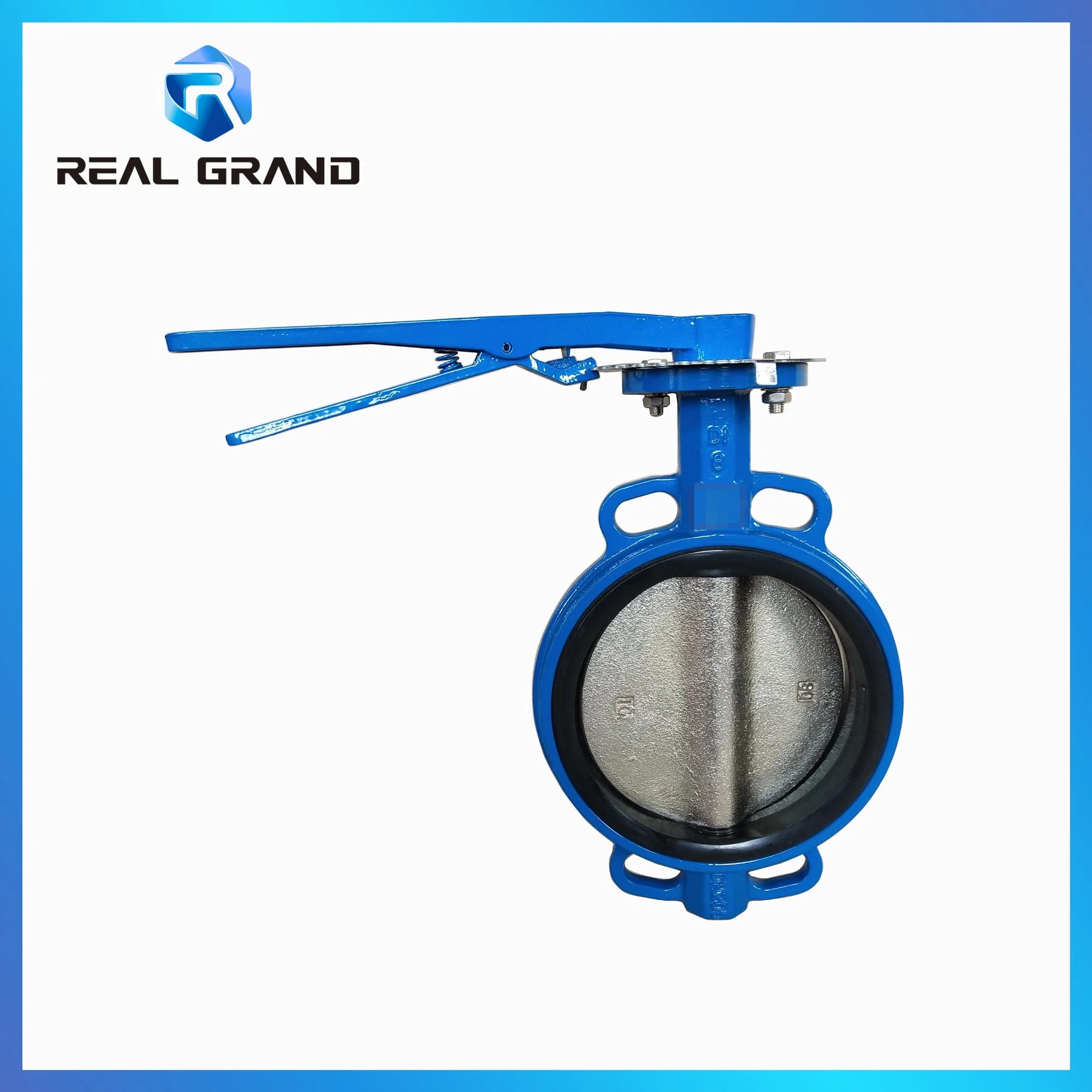 API 609 6 Inch Hand Gear Operated Wafer Lug Type Stainless Steel DN100 Butterfly Valve