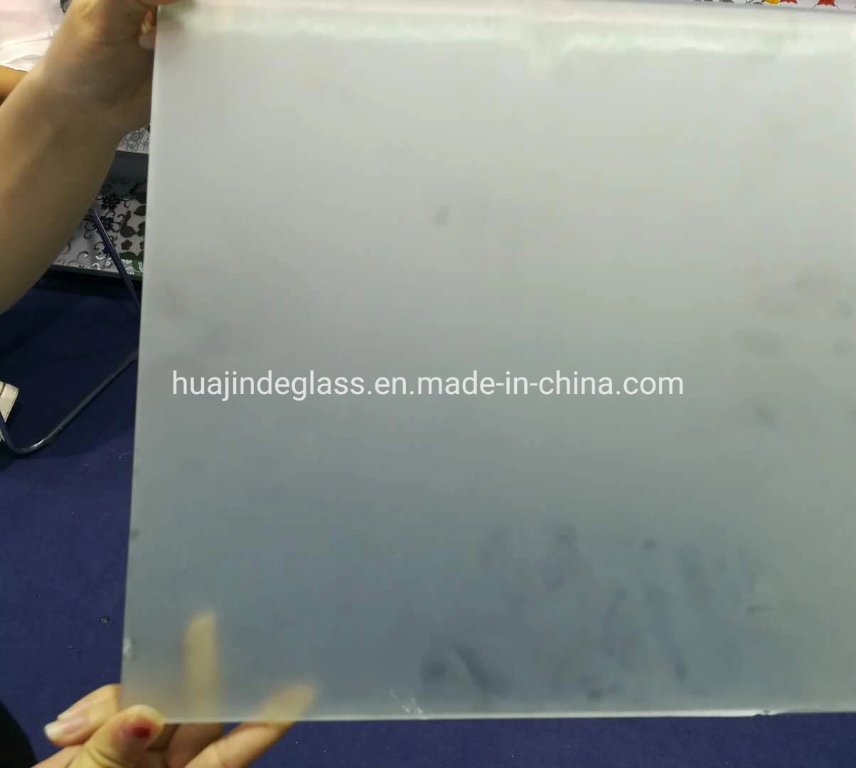 Frosted Line Shape Glass for Building Window Door Decoration