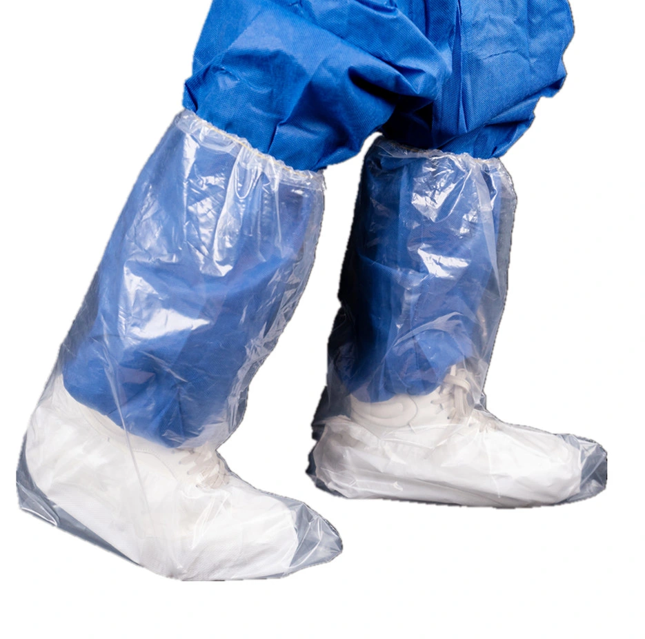 Wholesale/Supplier Disposable Use Transparent Boot Cover Anti-Dust Factory Use Plastic Boot Cover