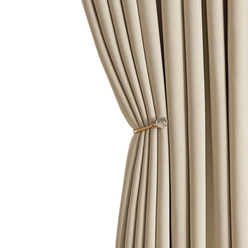 Upgrade Macchiato Cotton Linen Milk Tea High Shading Curtain