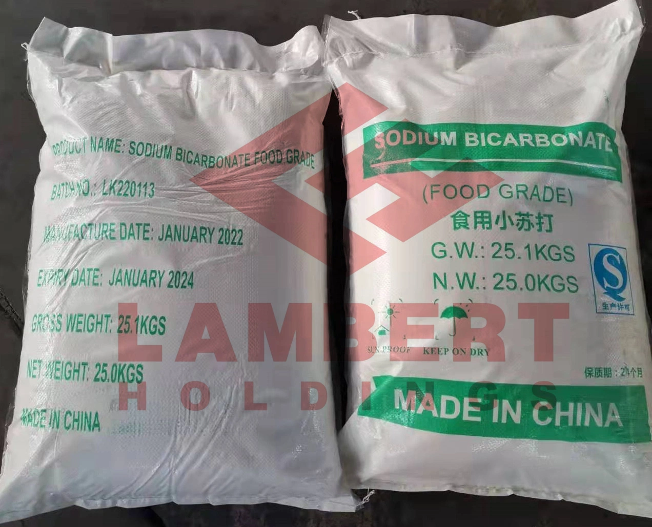 Food Additive Sodium Bicarbonate Food Grade with 99% Purity