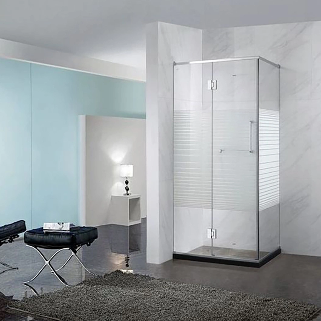 Qian Yan moderno Ducha Puertas China Cristal transparente sin marco Fábrica de carcasas ODM oxigenación personalizada Bañera curva deslizante Ducha de vidrio