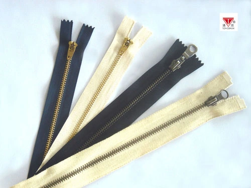 Hot Sale Brass Zipper with Discount