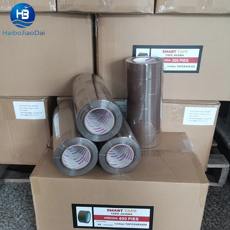 15 Years Factory Supply 2 Inch for Packing Price Hot Sealing High Strength BOPP OPP Self Adhesive Dark Shipping Brown Packaging Tape