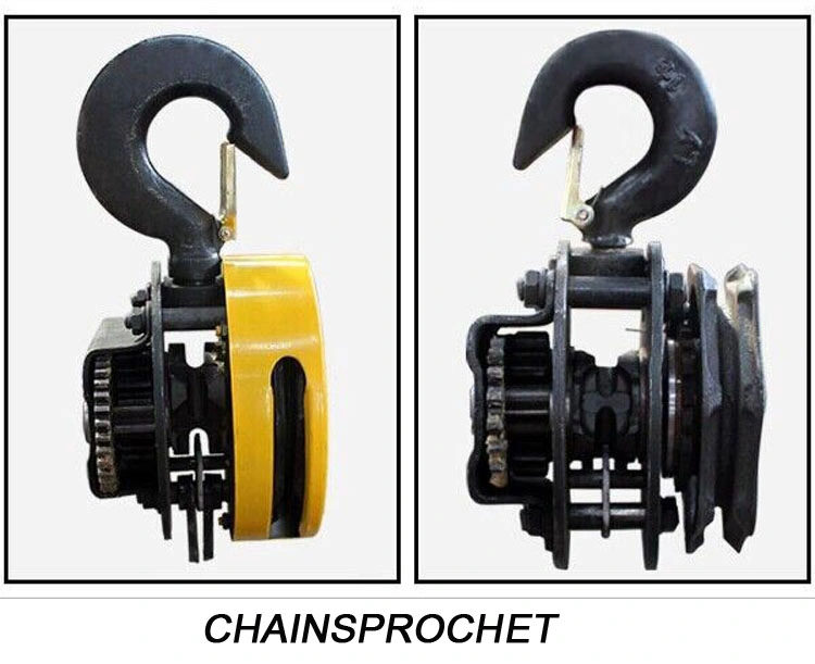 Hoist Factory Typical Round Shape Chain Block 10 Ton