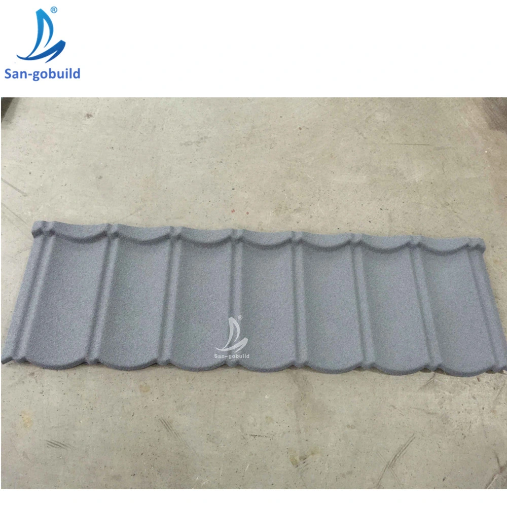 Decorative Classic Type/Bond Type Stone Coated Metal Villa Roof Tile Roofing Material