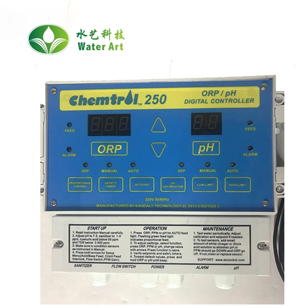 Water Treatment Pool Maintenance System Swimming Pool Automatic ORP/pH Controller