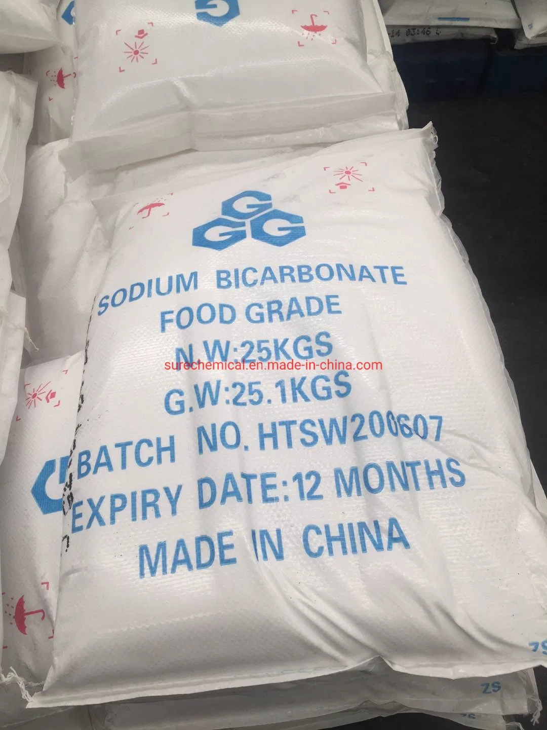 China Above 99% White Powder Sodium Bicarbonate Baking Soda Food Additive