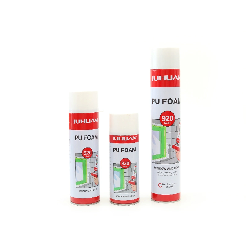 750ml Expansion Door and Window Filling Expanding Sealing Spray PU Foam Polyurethane Foam