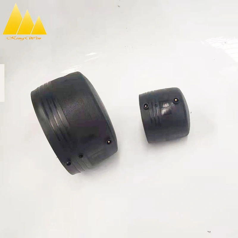 HDPE 110mm Electrofusion End Cap Plug Pipe Fittings Butt Weld Pipe Fitting Drainage for Water Supply and Gas Supply