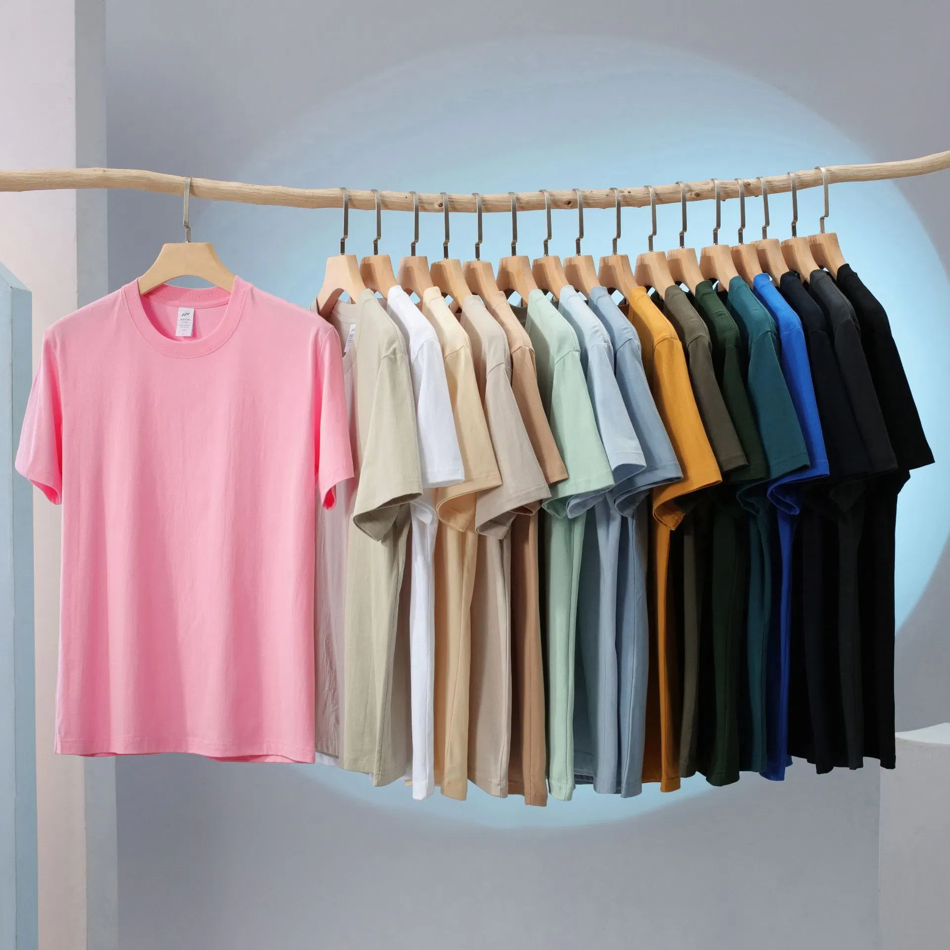 Wholesale/Supplier Factory 100% Cotton Unisex Blank Plain Printing T-Shirt OEM Custom Logo