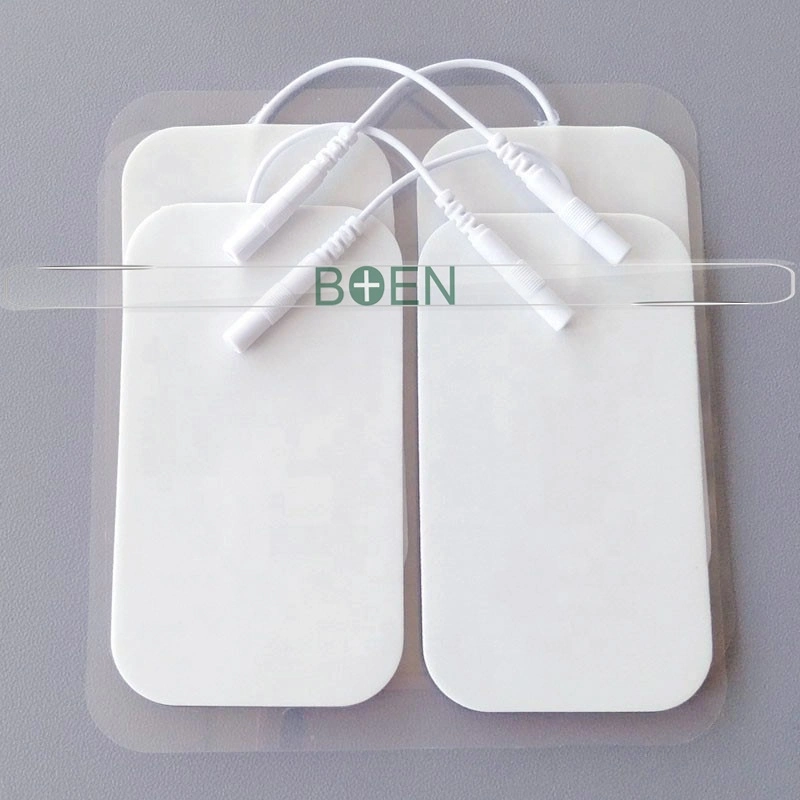 Replacement Reusable 2X4inch Adhesive Electrodes Tens Pads with 4 Electrodes