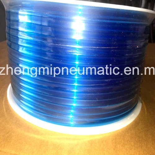 8mm Hochdruckfarbe Pneumatisches Rohr (transparent blau &amp; transparent orange)