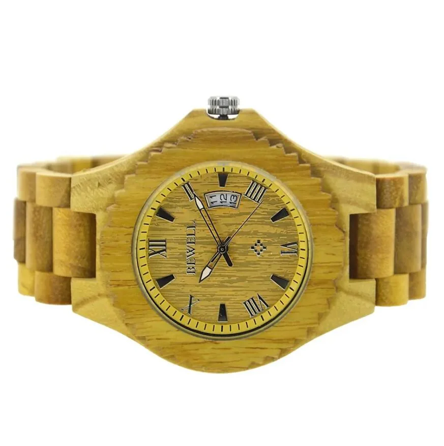 Custom Logo auf Holz Armbanduhr