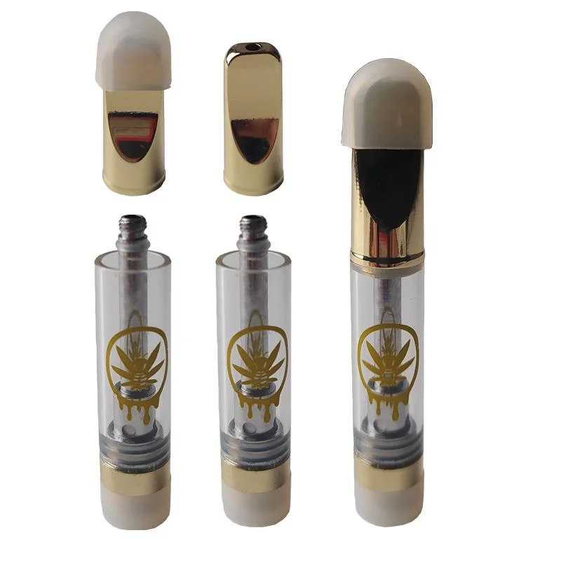 California Honey Cartridges 1ml Vape Carts Batterie Zerstäuber Kupfer Tops Einweg-Papeln Gold Dick Distillate Öl Cookies 510 Faden Carts Verpackung Von Ecigs