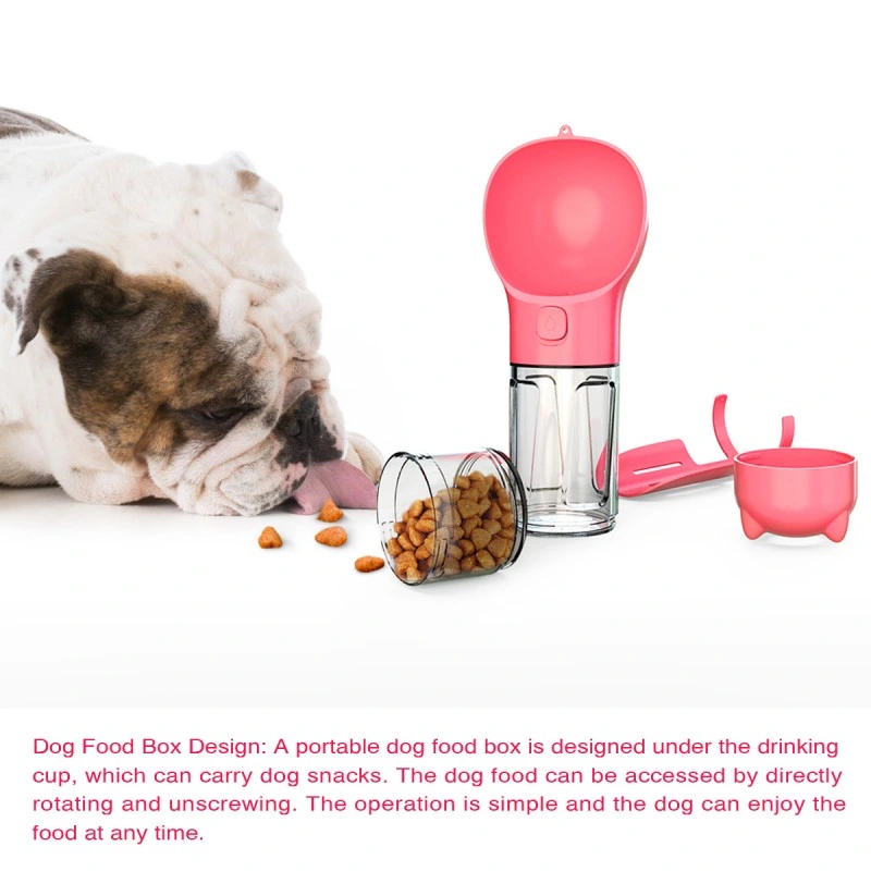 L'eau portable de chien et chat et de la nourriture Cup