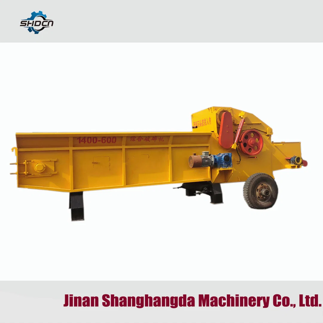 China Forestry Tree Branch Cutting Machine Electric Drum Wood Chipping Machinery Hot Sale