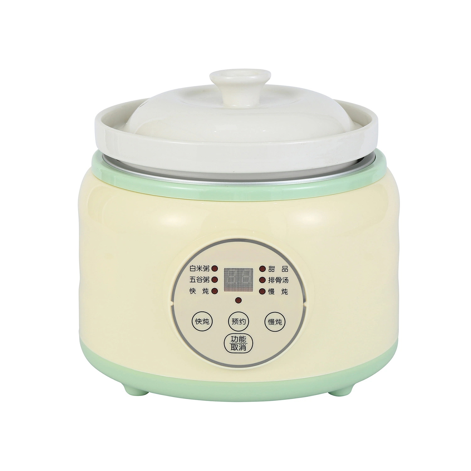 New Intelligent Quick Soup Pot Electric Casserole Micro-Computer Ceramic Electric Cooker Rice Cooker 1.8L