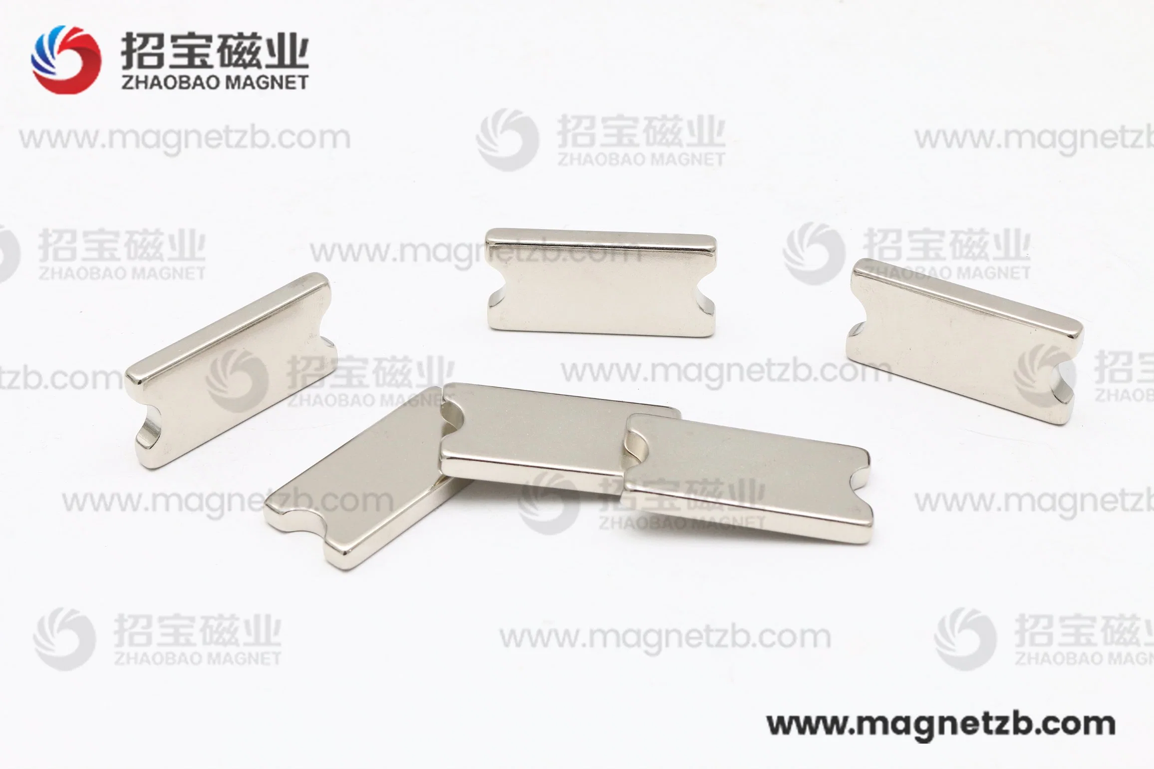 Seltene Erde Permanent Neodym Eisen Bor Magnetisches Material Kundenspezifische Hoch Qualität Sintered Neodym Neo NdFeB Strip Magnet Preis für elektrisch Fahrzeugmotor