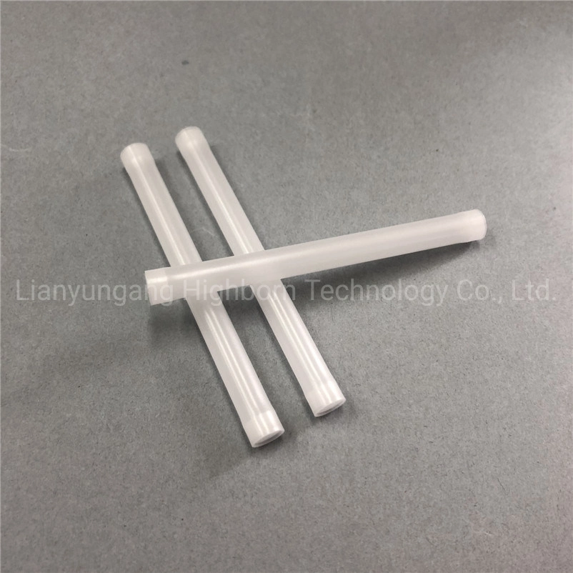 High Purity 99.99% Alumina Ceramic Tube Custom Transparent Al2O3 Aluminum Oxide Insulating Pipe for Hpsl