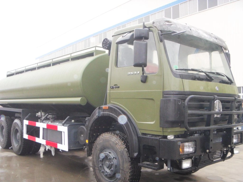 China Heavy Duty Beiben 340hp 6X6 Alle Terrian Off-Road Wasser Transport Lkw Wasser Sprinkler Broswer Lkw Preis