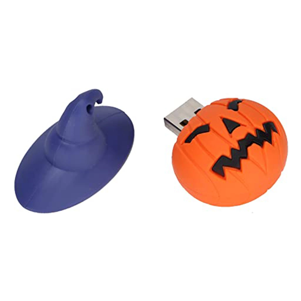 8GB 16GB 32GB 64GB Pumpkin Shape USB 2.0 Flash Drive USB Stick Pen Drive Cle USB 4 En 1 Laptop Computer PC