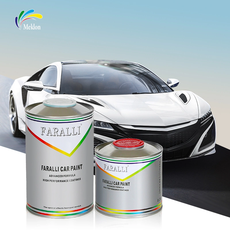 Meklon 2K Alloy Orange Red Advertising Paint for Metal Products