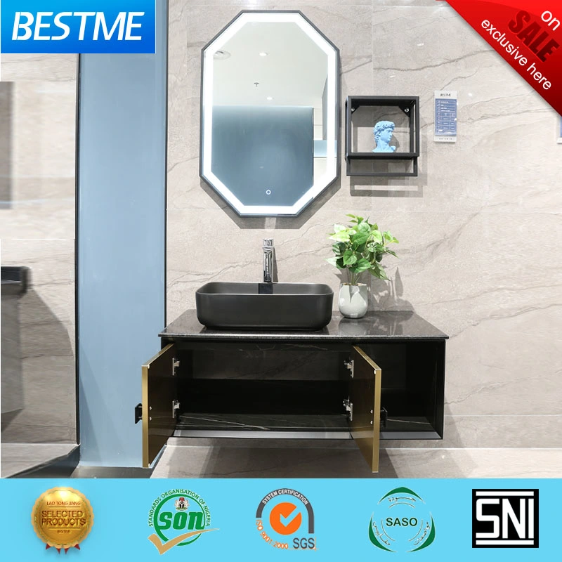 Waterproof Bathroom 304 Stainless Steel Cabinet Furniture (BY-B6196-100)