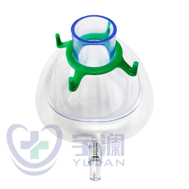 Disposable Medical PVC Anesthesia Mask Adult Small Size 3