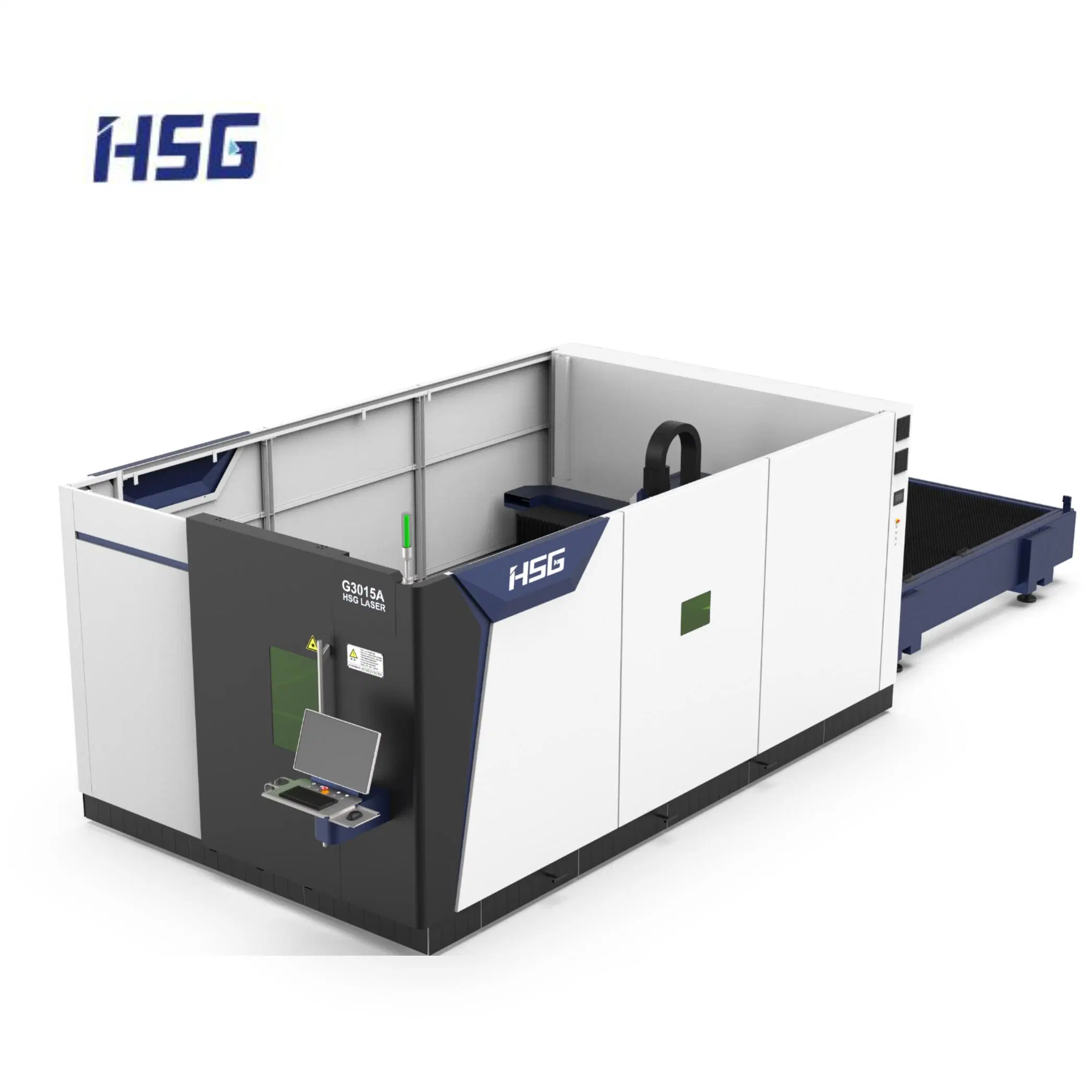 Plate Laser Cutter with Double Exchange Platforms Metal Sheet Laser Cutting Machine