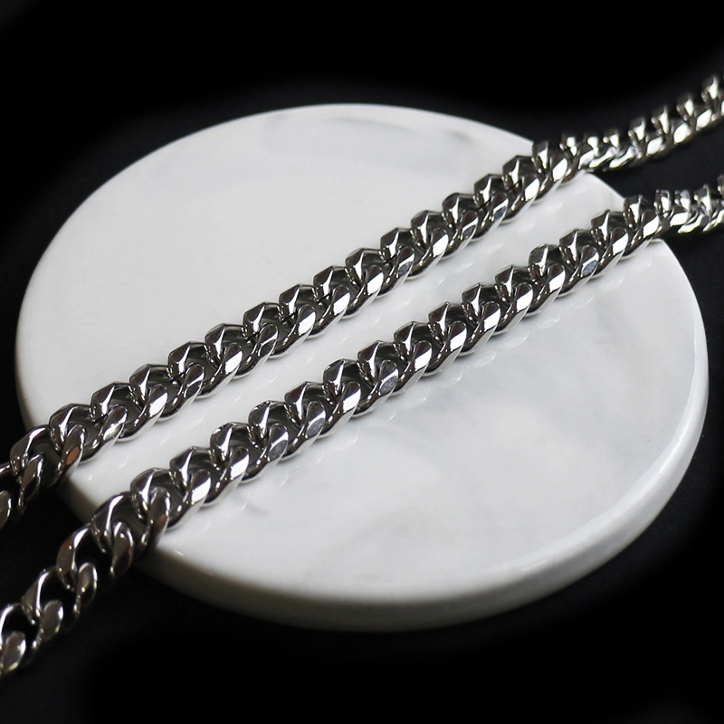 New Arrival Handmade Jewelry Mirror Polished Mens Stainless Steel Chains