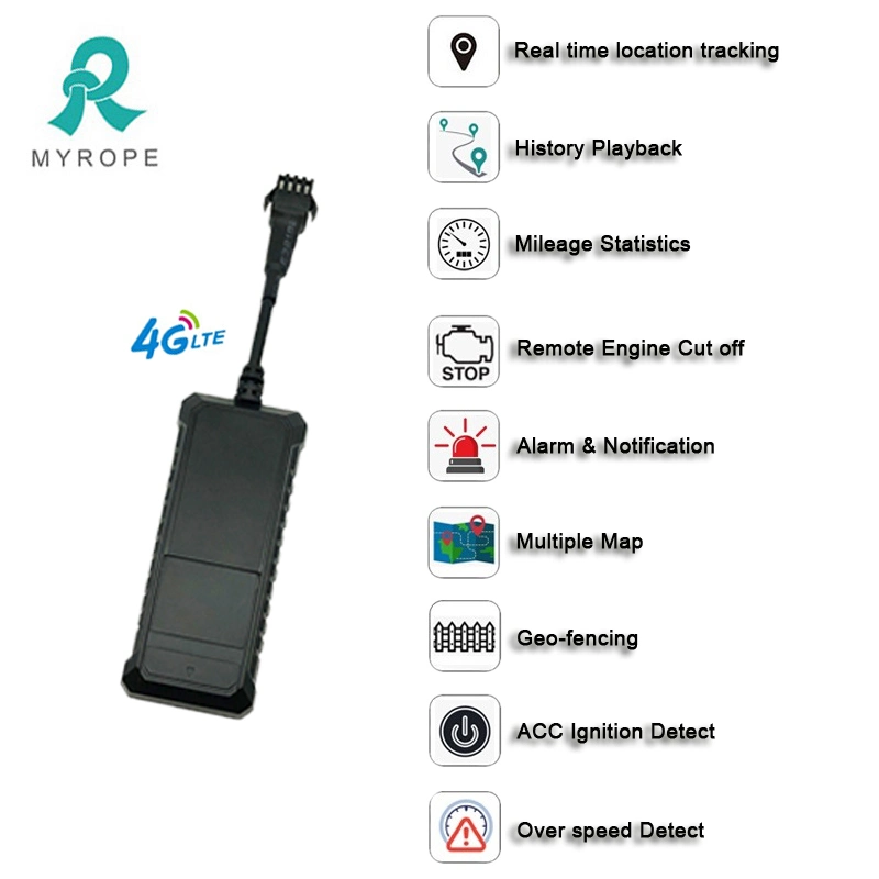 GPS 4G LTE GPS Positioning Vehicle Fleet Management Car Mini GPS Dispositivo de localização