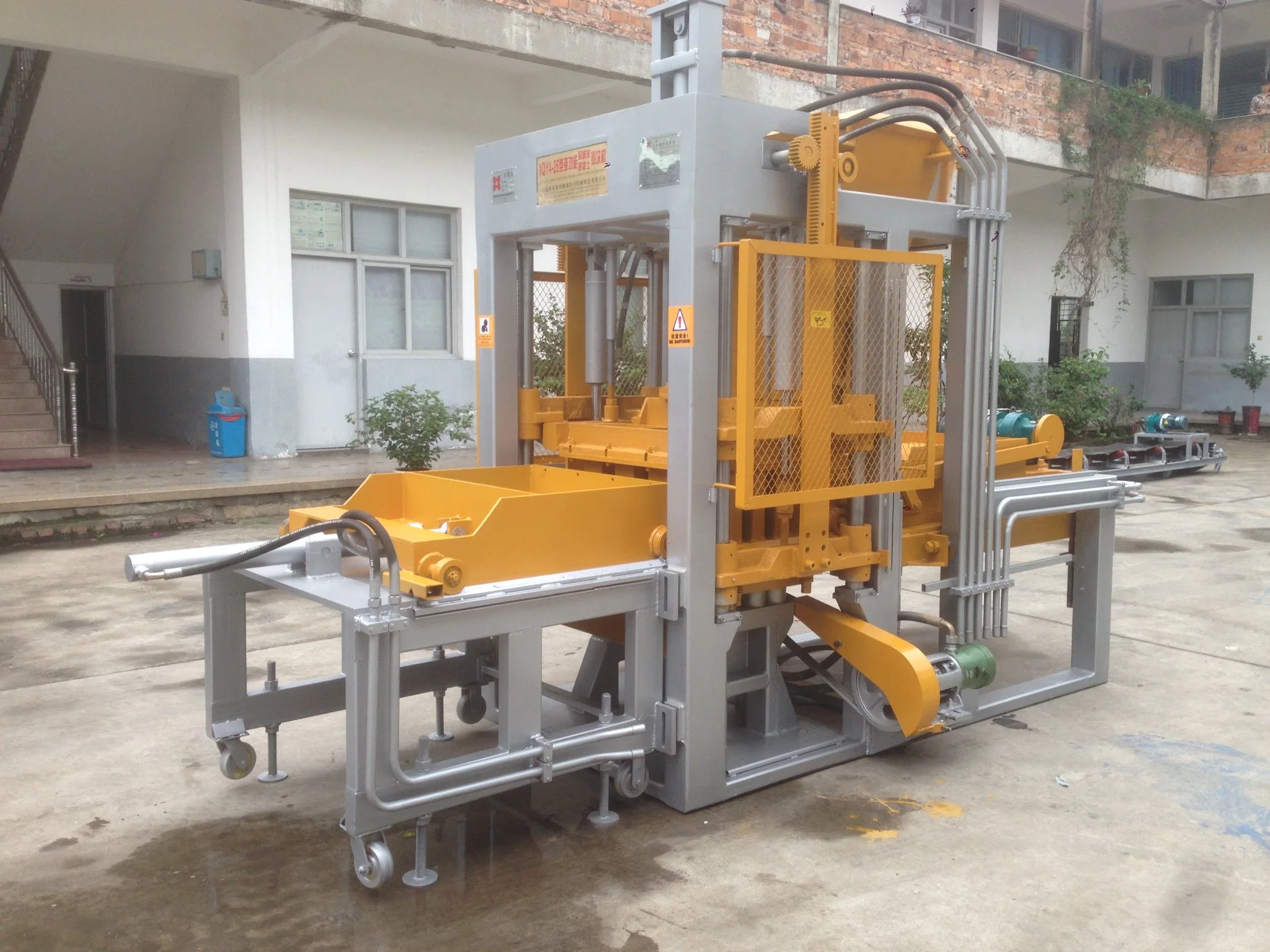 Qt8-15 Full Automatic Paving Block Machine Cement Interlocking Brick Making Machine