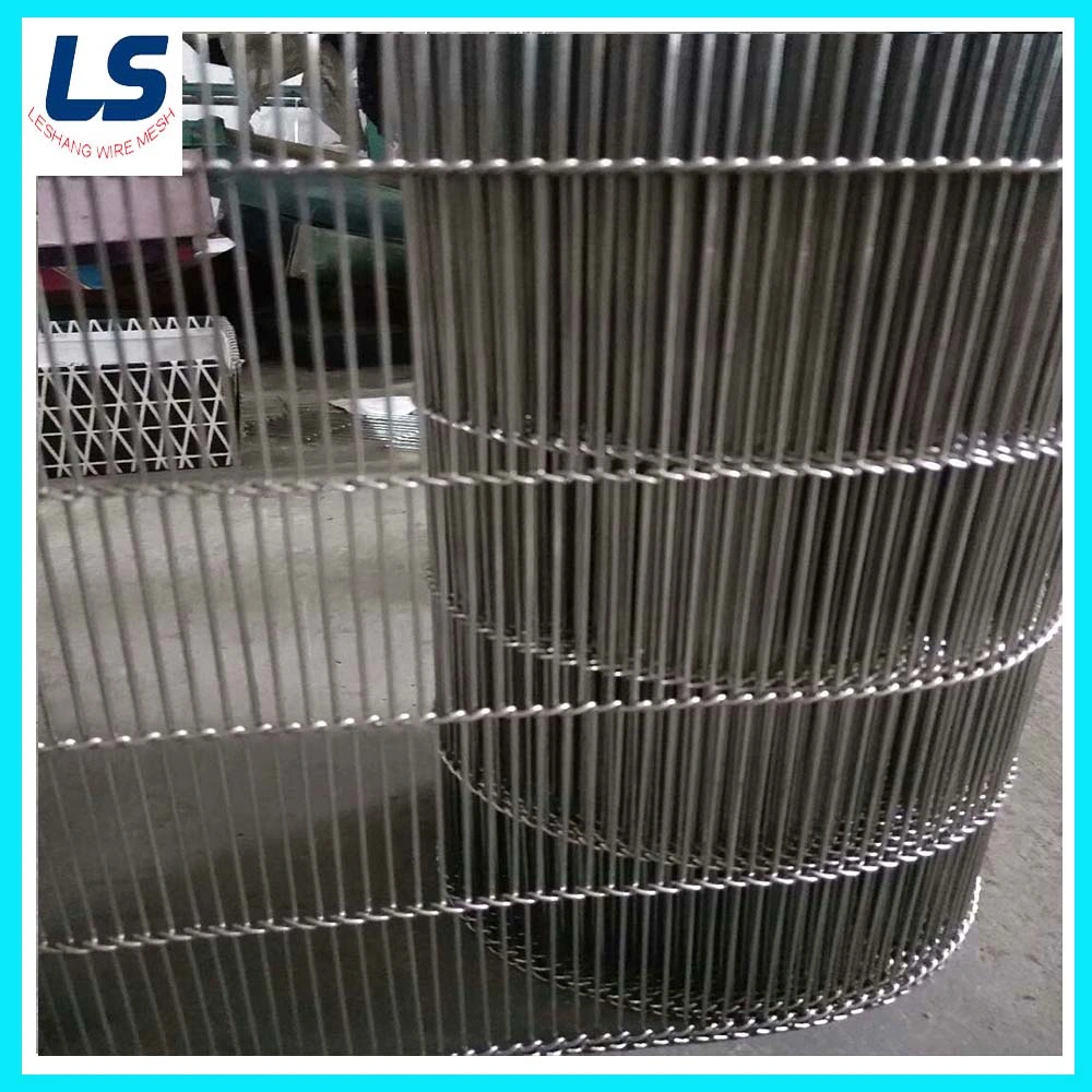 SS304 Chain Link Metal Stainless Steel Wire Mesh Conveyor Belt