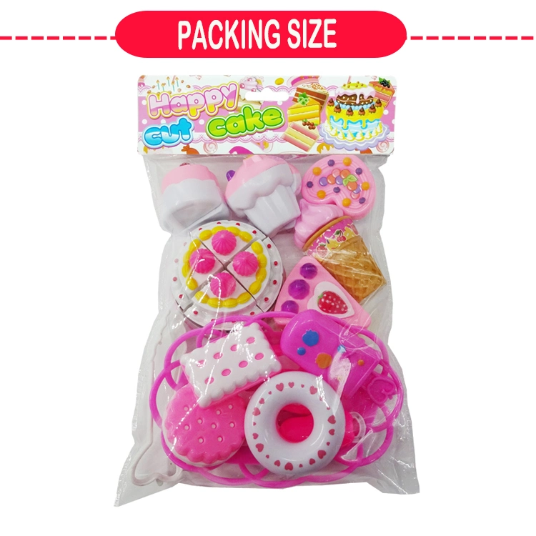 Toys Wholesale/Supplier Shantou Toys Children Dessert Kitchen Food Plastic Cake Toy Set