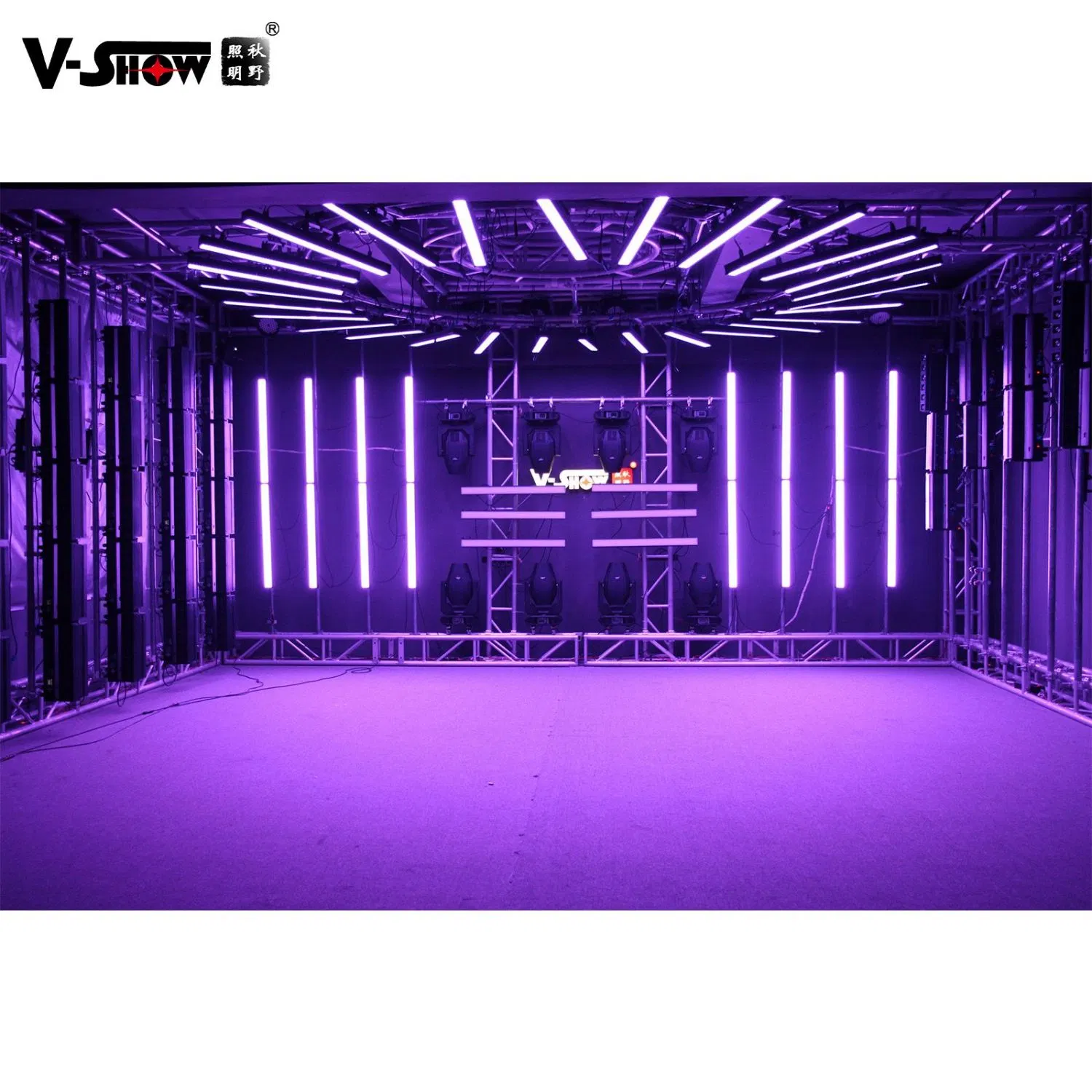 V-Show Strobe LED Bar DJ Stage DMX Lighting 864PCS*0.5W RGB 3in1