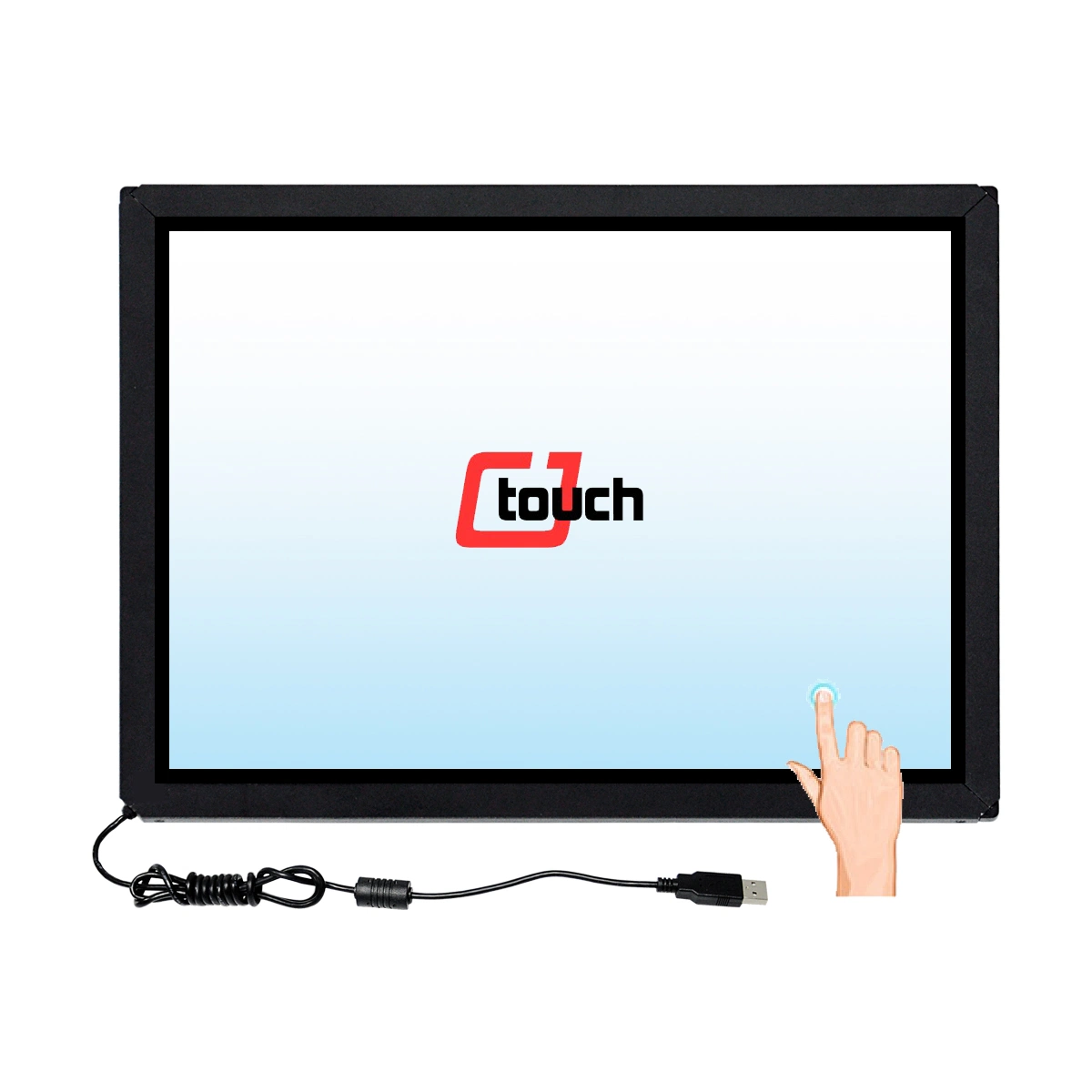 El bastidor de la pantalla táctil de infrarrojos de 17 pulgadas Multi Touch Panel Cin170AP 17"Cjtouch USB RS232 compatible con 3m Elo de control