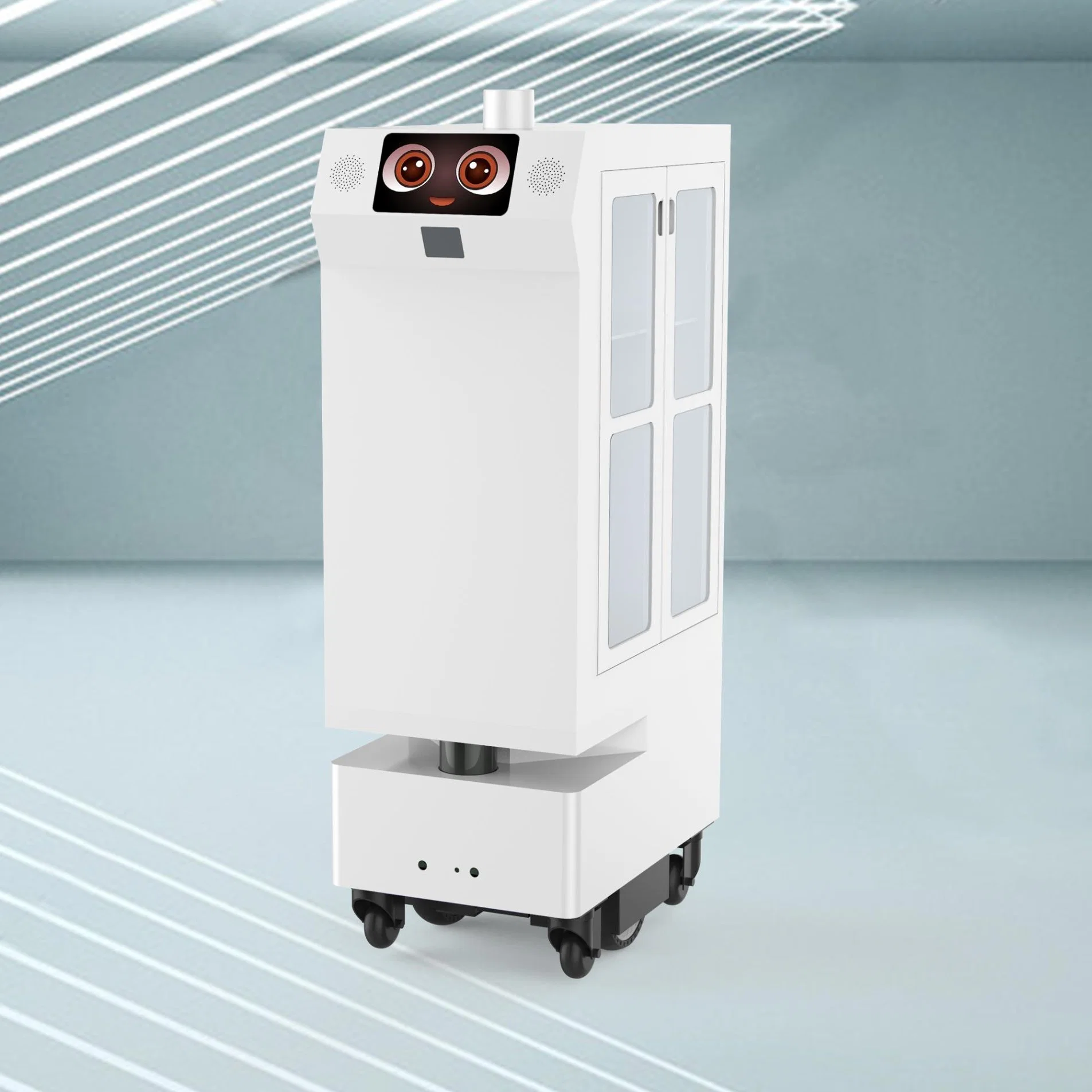 Source Manufacturer Hospital Epidemic Prevention Material Delivery Robot, Fully Automatic Remote Intelligent Robot