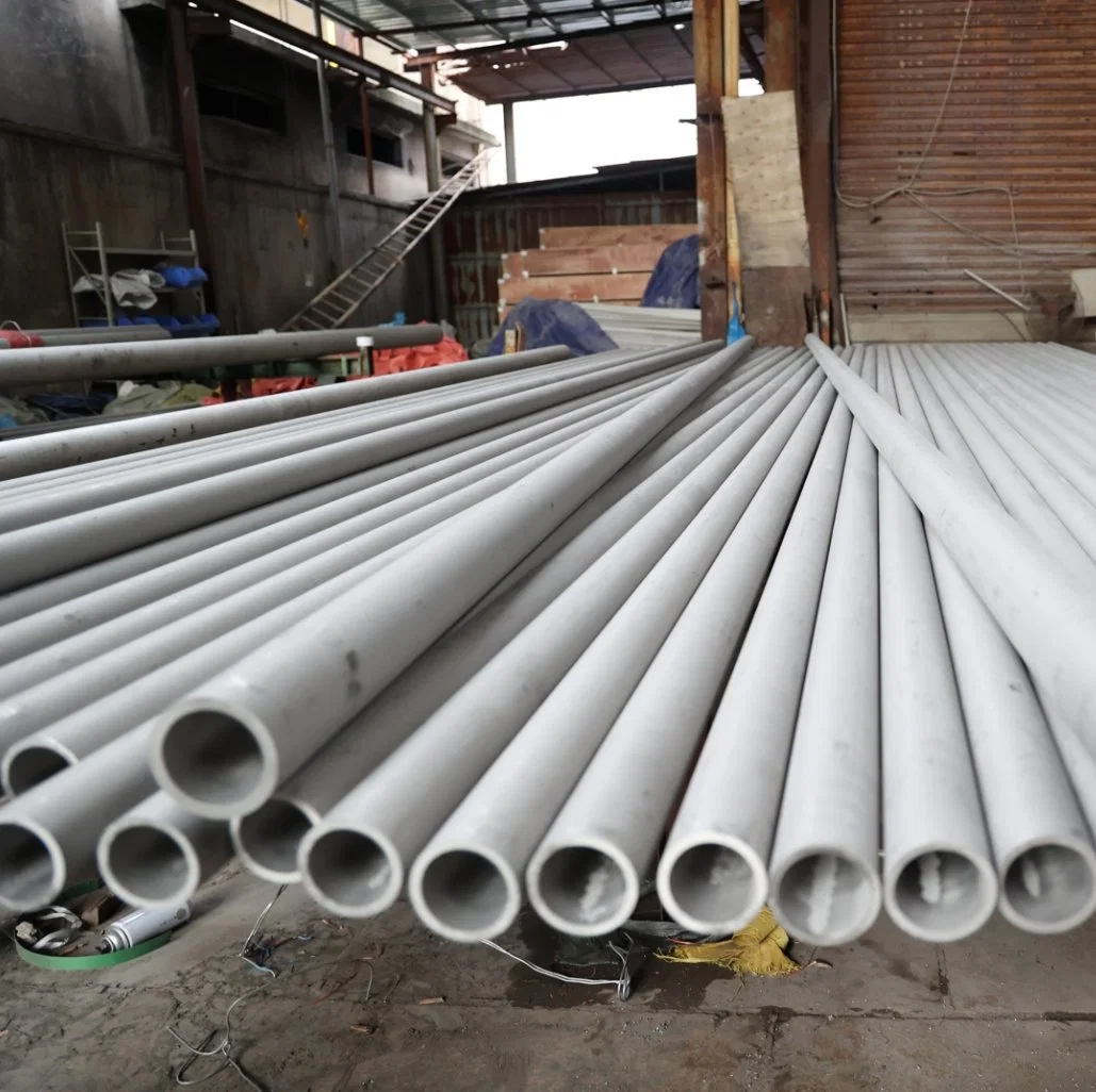 ASME B36.19. Duplex Water Pipes Sch40s S32205 Stainless Steel 8" Seamless ISO Seawater Round Seamless Tube Duplex Steel 1 Ton