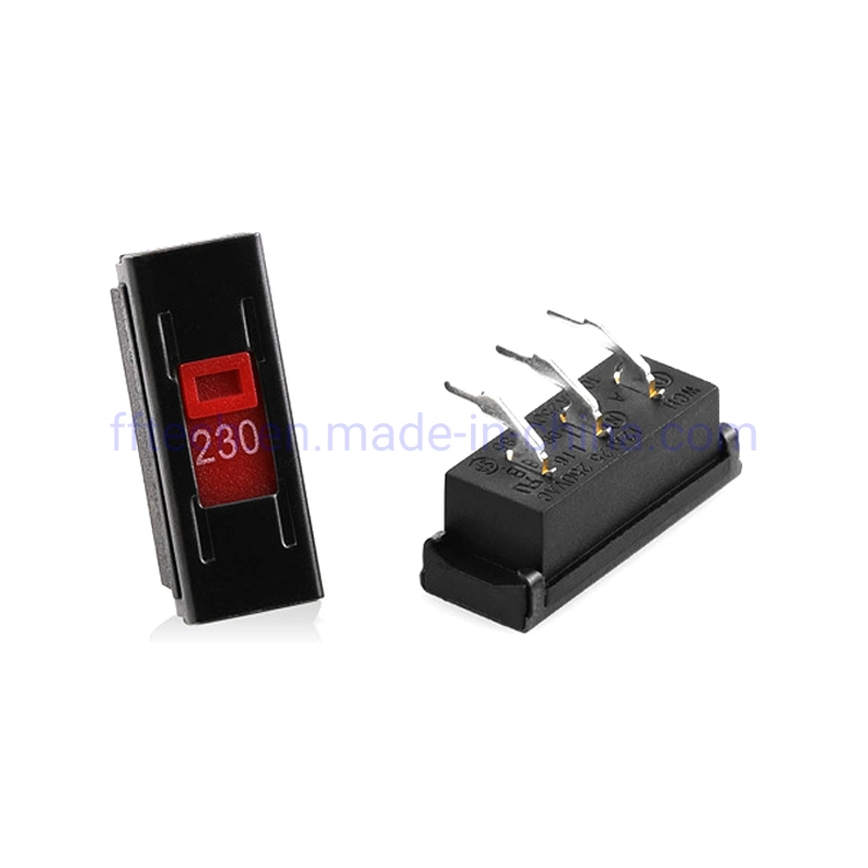 High Quality Psb-109 Right Angle Through Hole Panel Mounted 115V to 230V Power Switch Voltage Selection Slide Switch