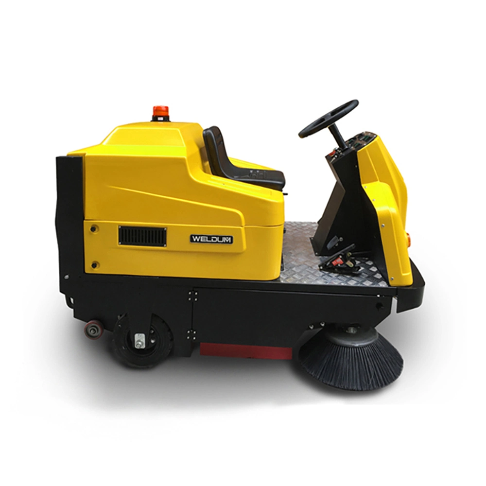 Battery Operated Outdoor Road Street Electric Cleaner Ride-on Floor Sweeper with Vacuum