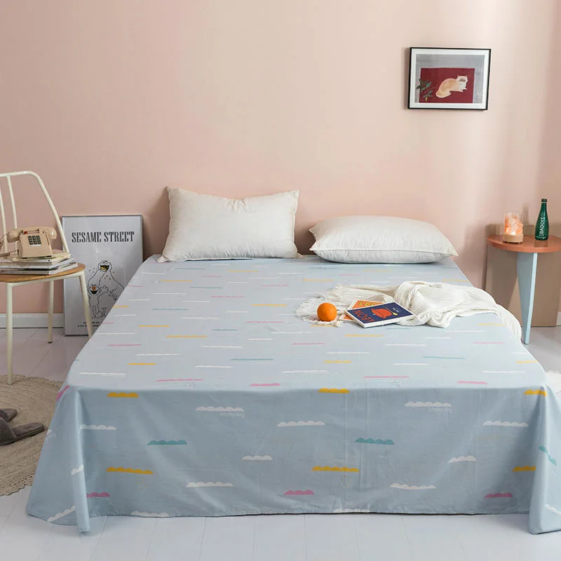 New Design Reactive Printing Cotton 200tc Duvet Cover Sets Bedding Sheets for Bed