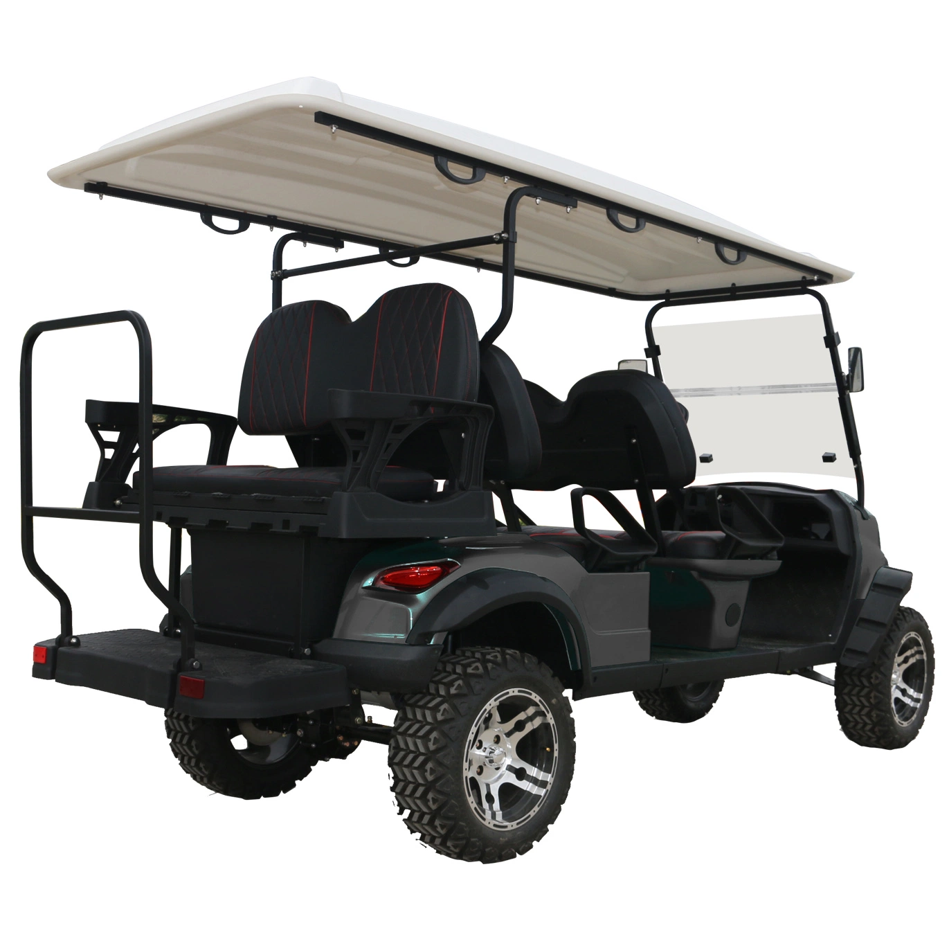 China Professional Design Electric Golf Carts 6 Seater Golf Cart Cheap Price Golf Buggy Forge H4+2