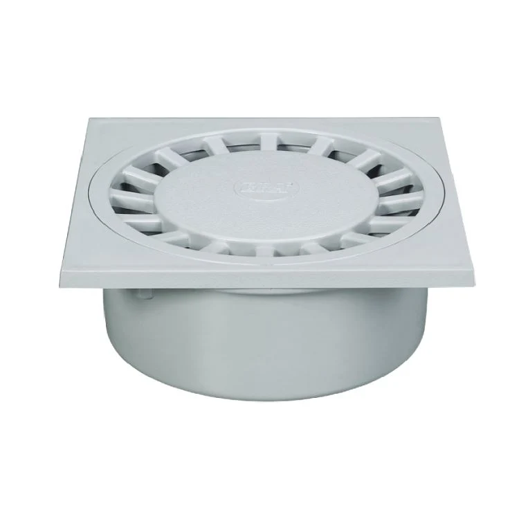 Era Top Quality Plastic Drainage Fittings Square Floor Drains PVC Floor Drain for Drainage