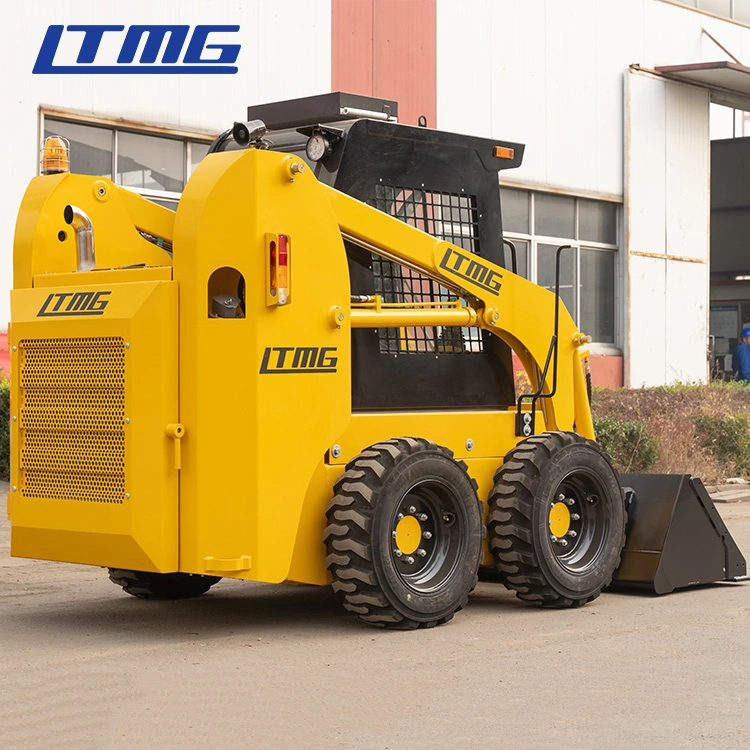 Ltmg Skid Steer China Mini Price 1500kgs 75hp Wheel Loaders Skidsteer Loader