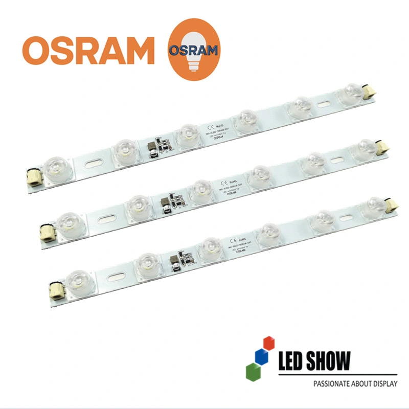 Bullet Connector UL Certified Edge-Lit Double Side LED Strip Osram for LED Display Light Box